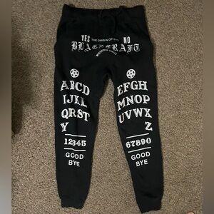 Black craft joggers